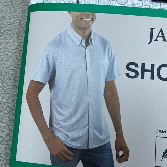 Jachs New York Mens Short Sleeve Shirt Lightweight XL White a0631 - Picture 4 of 6